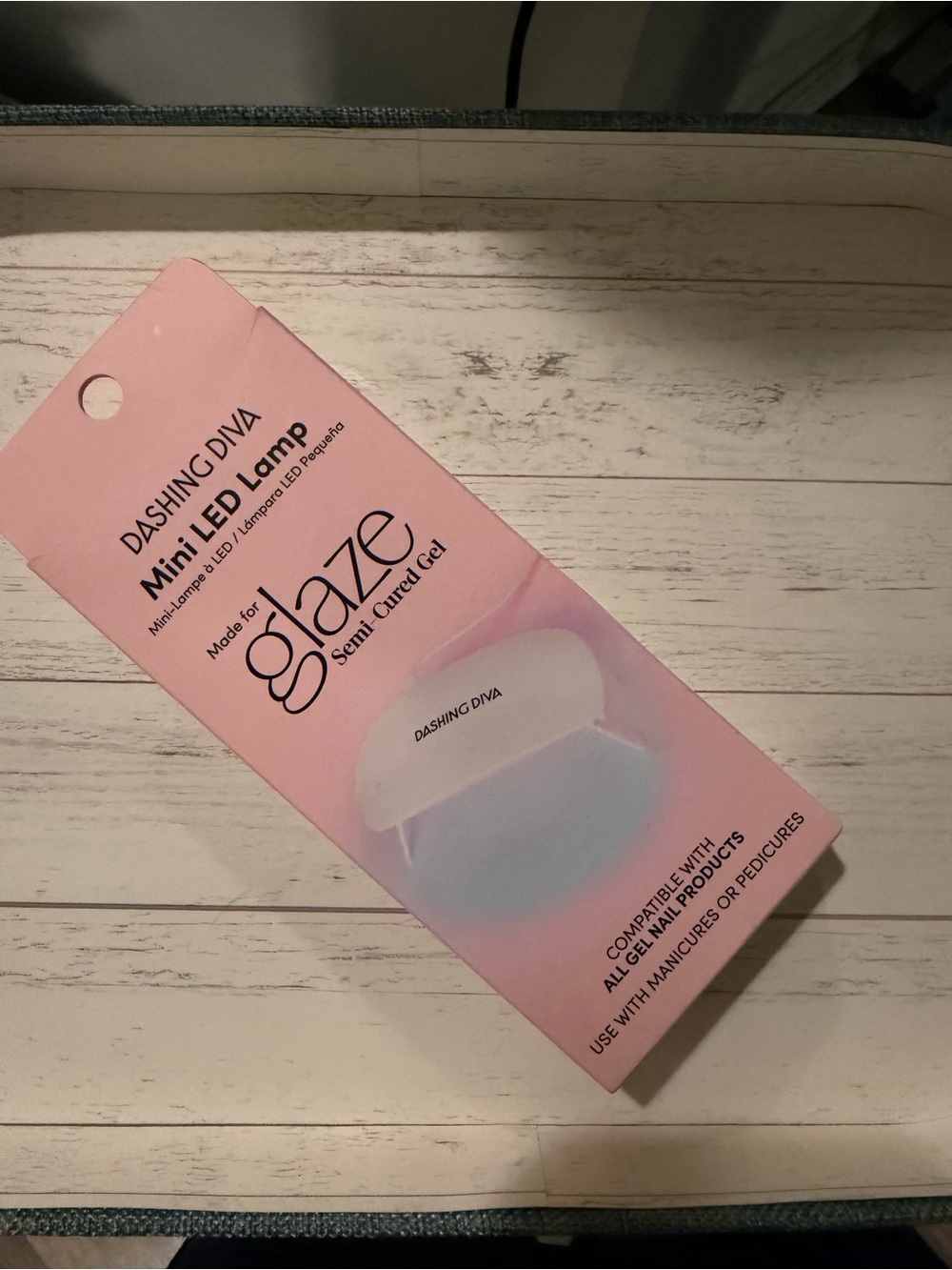 Dashing Diva Pink Mini LED Lamp for Glaze Semi Cured Gel